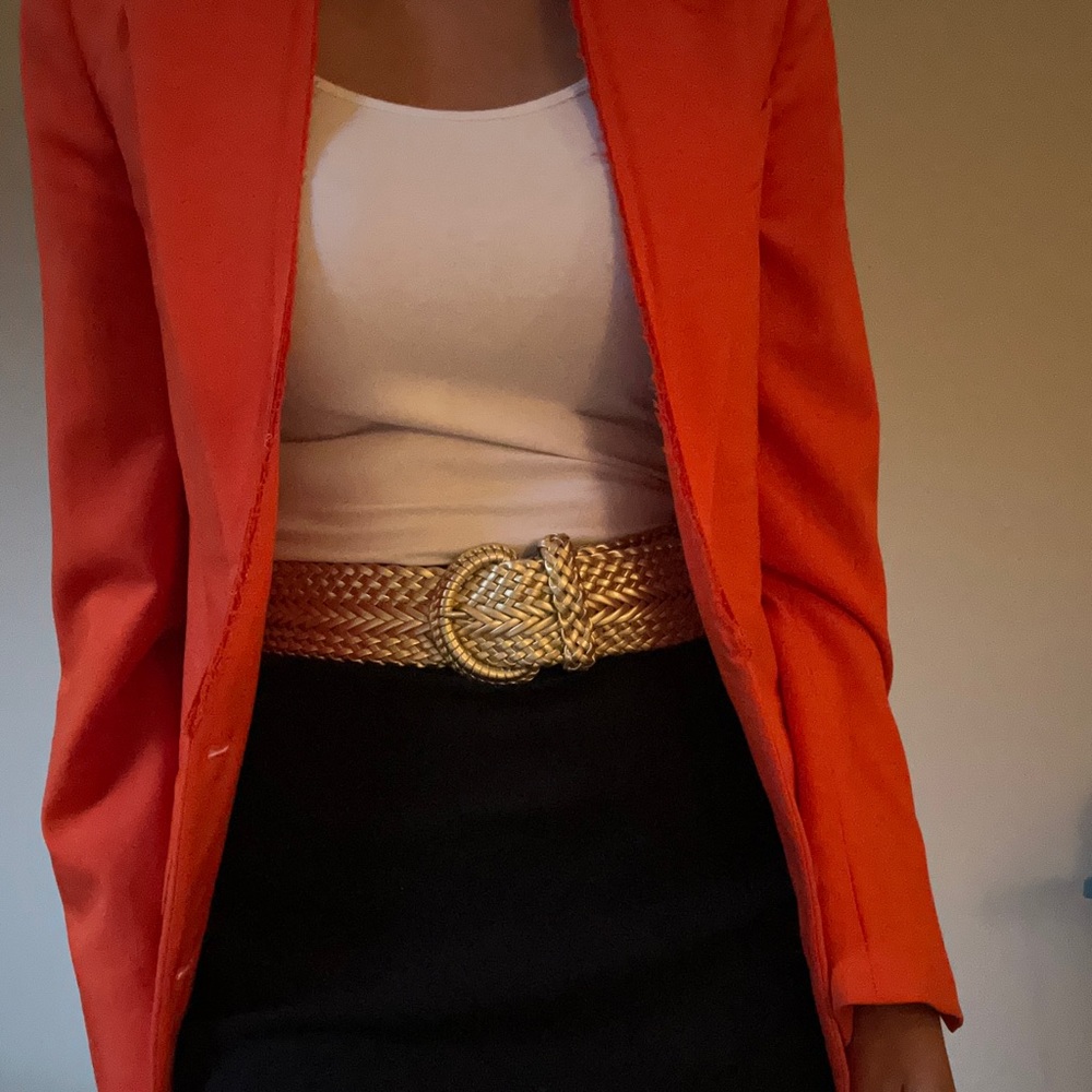 Y2K Gold Belt